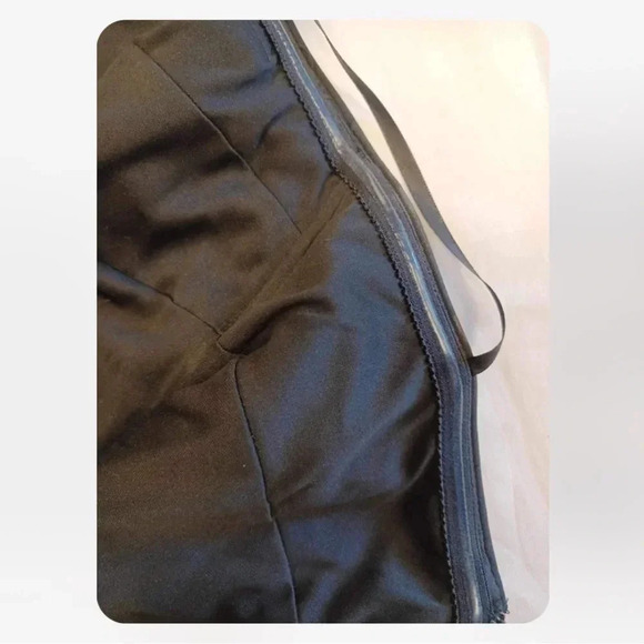 Adrianna Papell Hailey Black & Silver Hi Lo Dress Size 5/6 - Picture 12 of 12